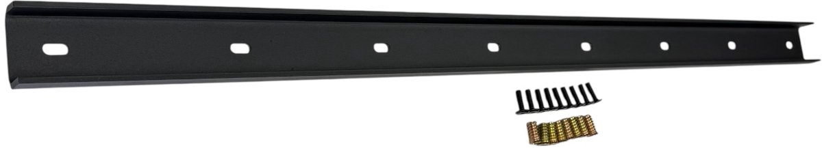 Maison DAM - U-profiel voor tafelbladen – Mat Zwart - Noklijsten - 90cm - 4mm dik