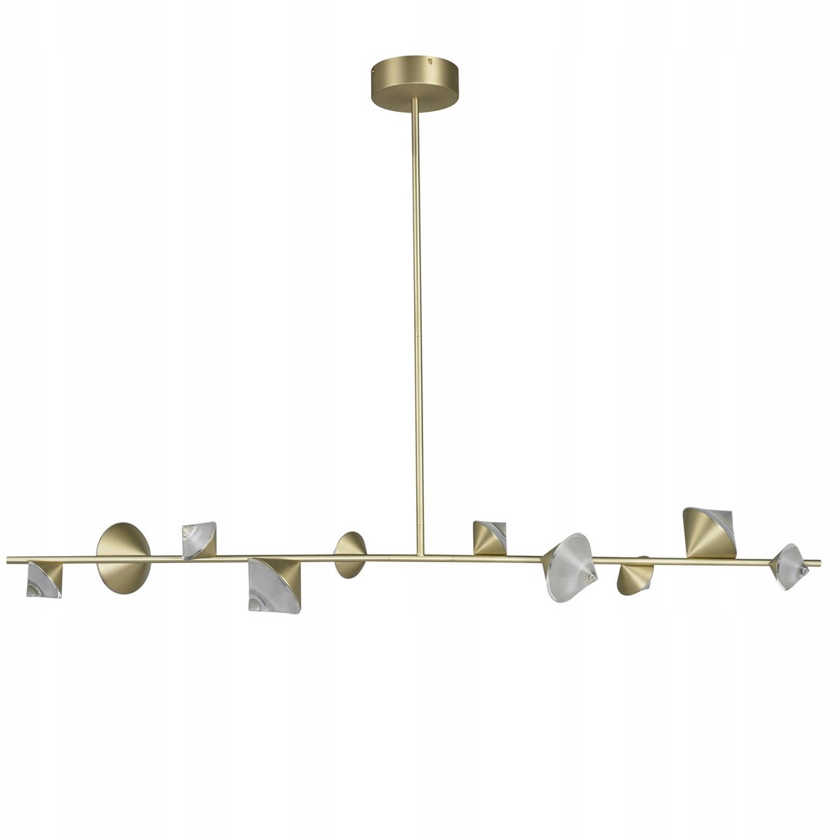 Hanglamp CONE LED 130cm Goud - Stijlvol Design