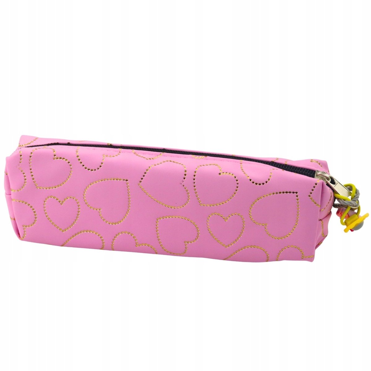 Etui Roze Gouden Hartjes - 20x6,5 cm