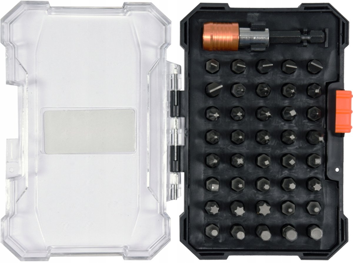 Sthor 66301 - Schroevendraaier Bit Set - 41-delig - CrV Staal