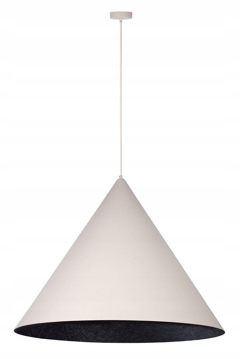 Sigma Vesuvio Hanglamp Beż/Zwart L 3xE27 - Stijlvol en Functioneel