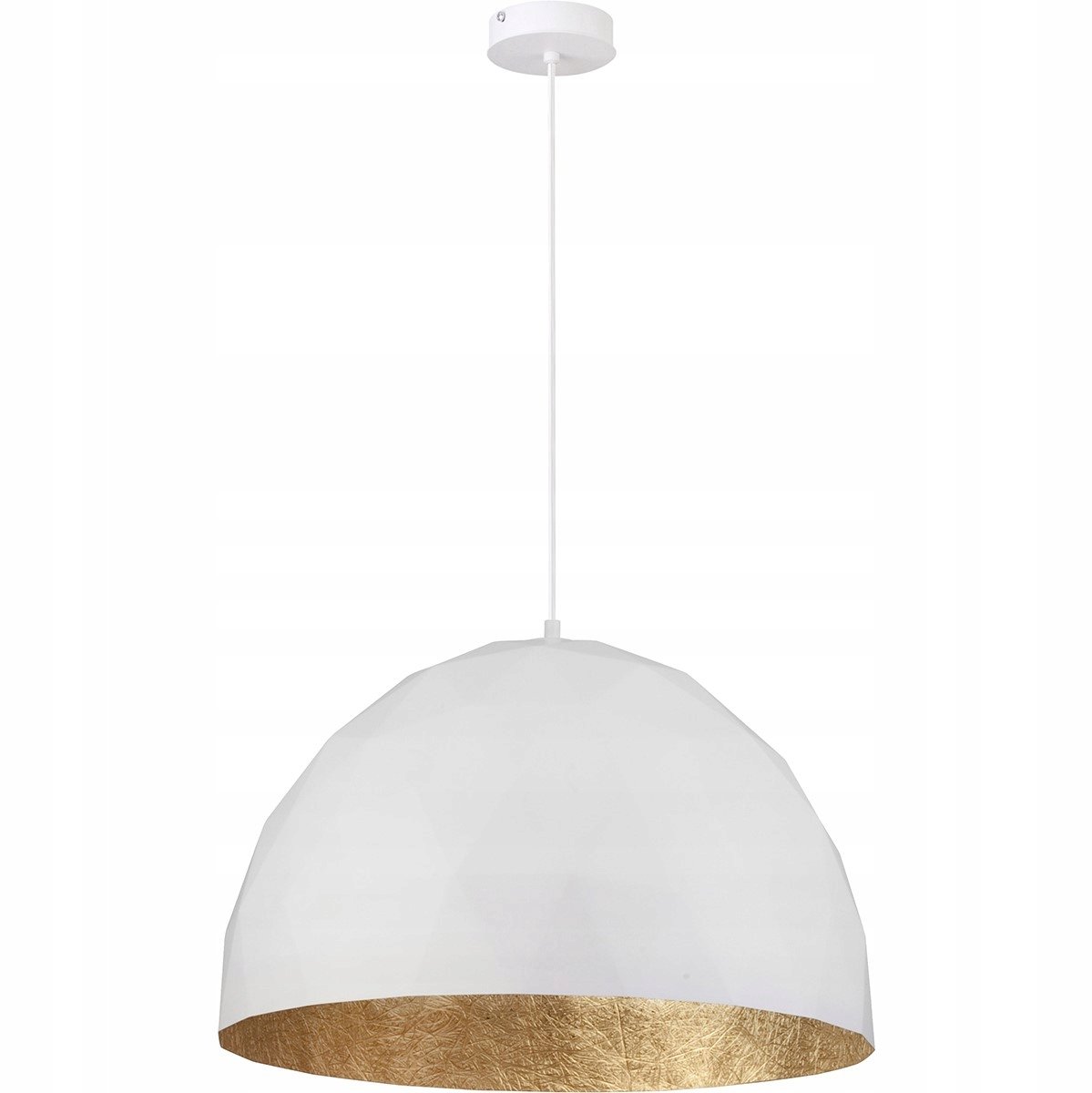 Sigma Diament L Hanglamp Wit/Goud E27 60W - Stijlvolle Verlichting