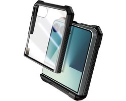 Supcase Ub Grip Case geschikt voor Samsung Galaxy Flip 7 hoesje met screenprotector - Geschikt voor MagSafe - Zwart