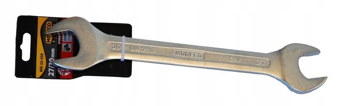 Modeco platte sleutel 27x30 mm - 295 mm werklengte