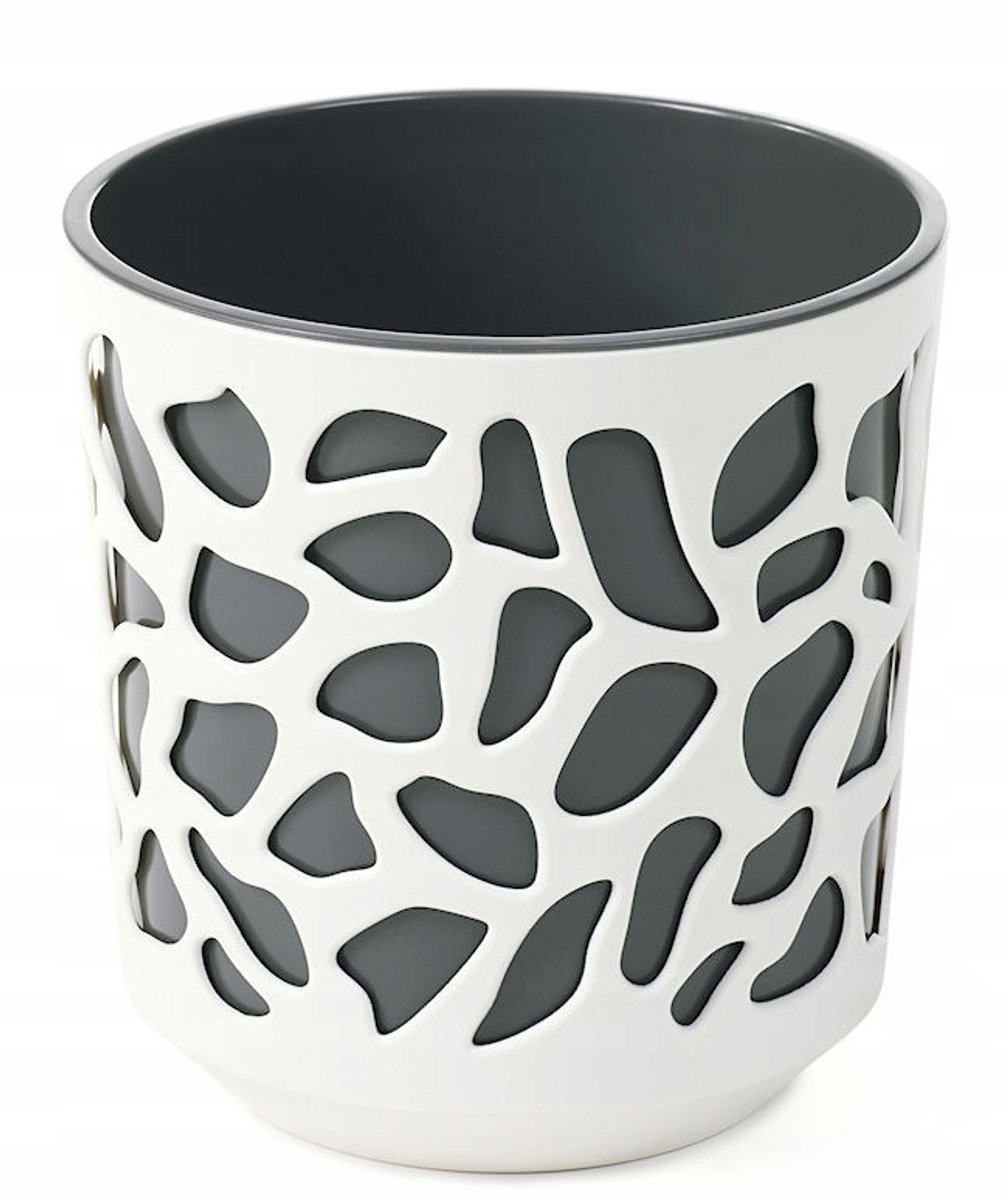 Lamela Duet 290 Pot - Crème & Antraciet, 28,5x31,6 cm