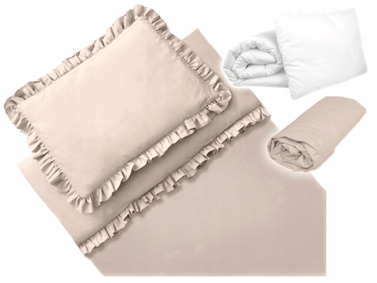 Image of 5-delige Baby Beddengoed Set voor Chicco Next2Me - Licht Beige