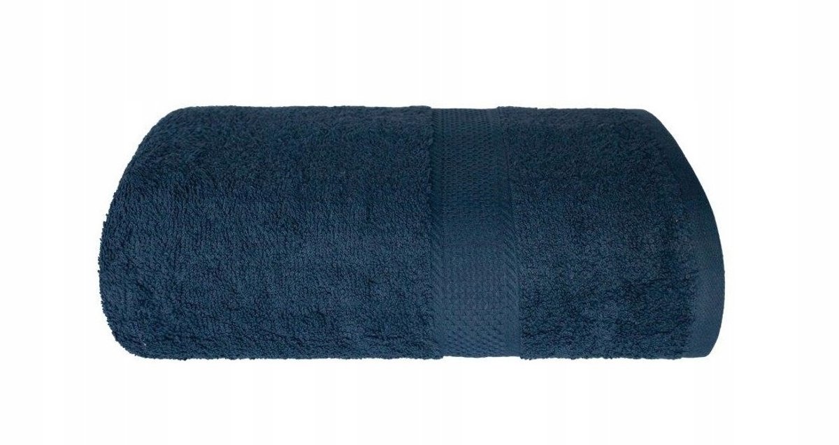 Blauwe Katoenen Badhanddoek 50x90 cm - Zacht & Absorberend