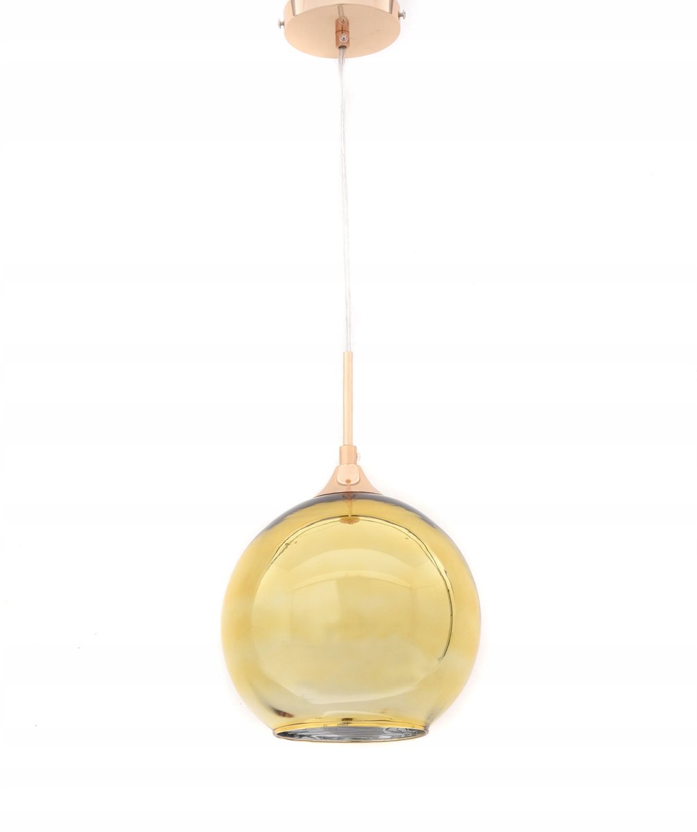 Lumina Deco Lobos Hanglamp Goud Glas E27 20cm