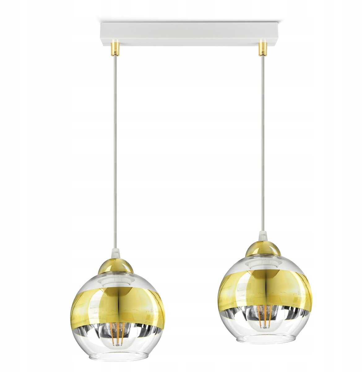 GLAS BZ2 LED Plafondlamp Wit Goud - Stijlvolle Hanglamp