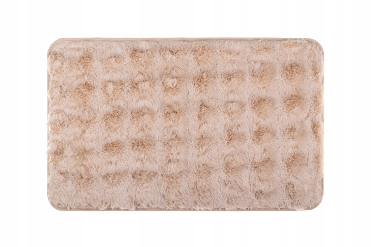 Corfu badkamermat 50x80 cm - Zacht Beige, antislip