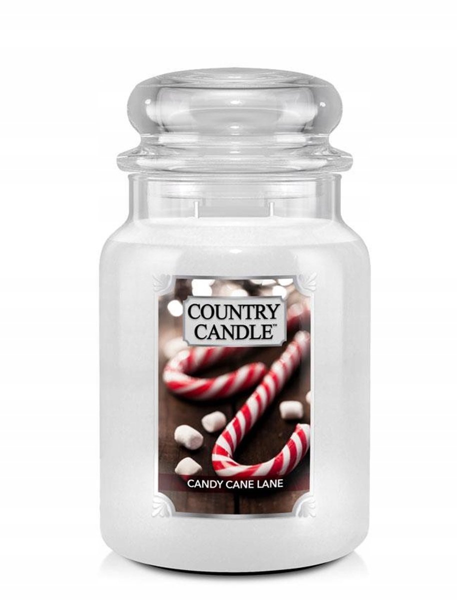 Landkaars Grote Geurkaars Candy Cane Lane - 2 stuks