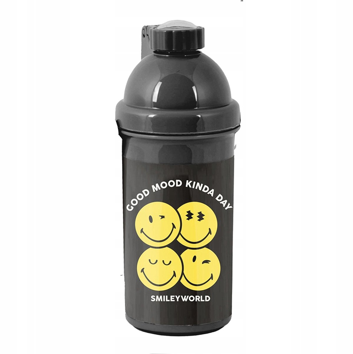 Paso Smiley World Bidon Zwart 550ml - Ideaal voor School