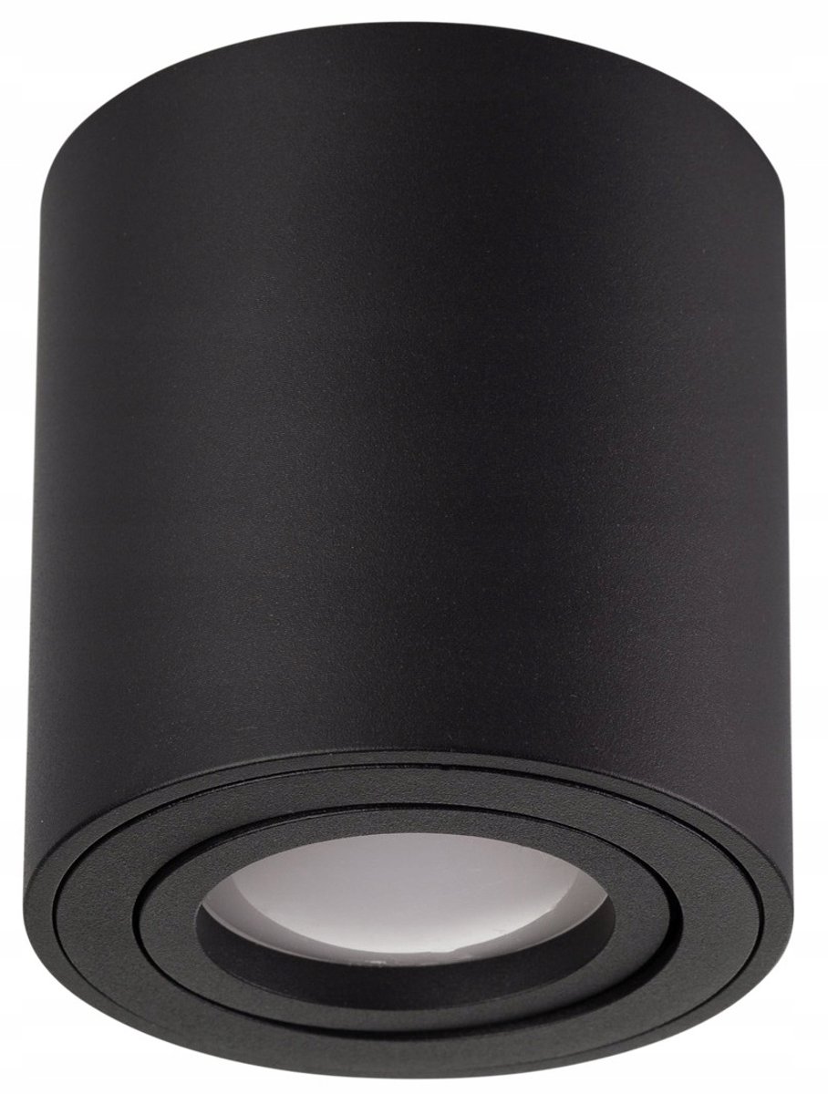 Moderne Zwarte Plafondlamp GU10 - Aluminium, Verstelbaar