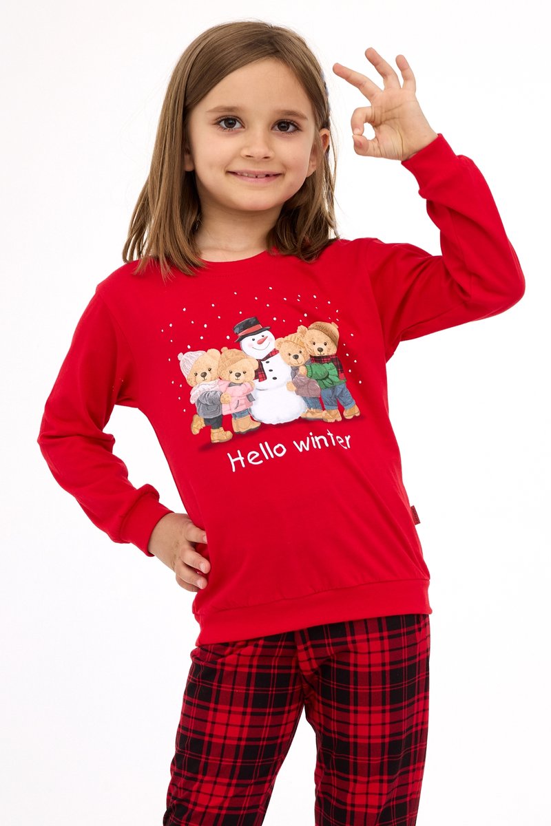 Cornette Meisjes Pyjama Winter Kerst Matching Gezin Familie Winter 594/185 592/185 86/92