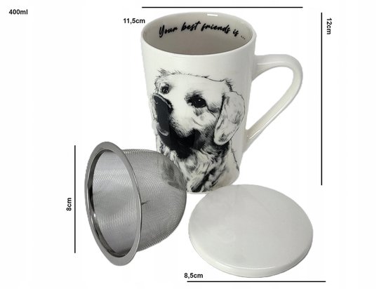 Uitverkocht] SION Dubbelwandige borosilicaat mok bedrukken, vanaf 1 stuks