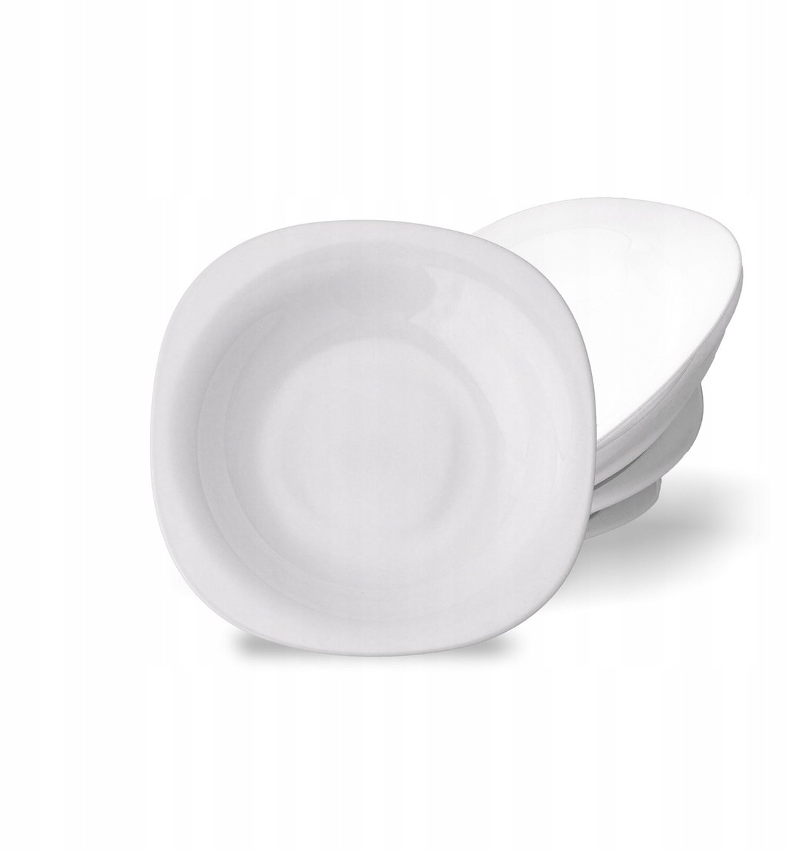 Tadar Ines Diepe Borden Set 6 stuks 21,5 cm - Wit opaalglas