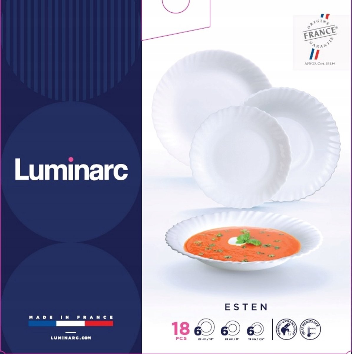 Luminarc Esten Servies 18-delig - Stijlvol Dineren