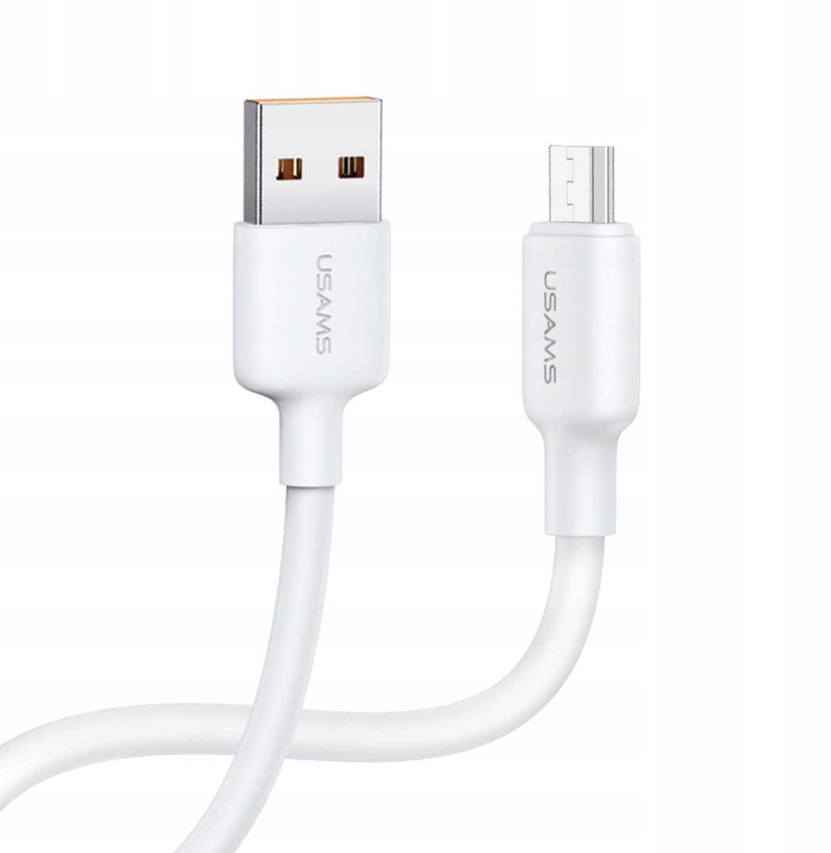 P4Y MicroUSB Kabel US-SJ609 U84 - 3m Wit, 2A Data & Opladen