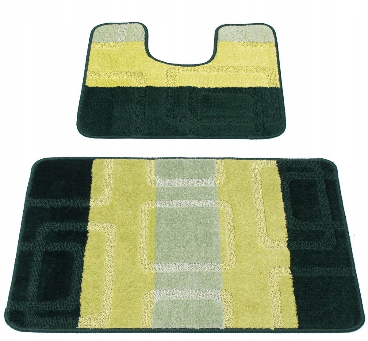 Zachte Antislip Badkamermatten Set - 2 Delig