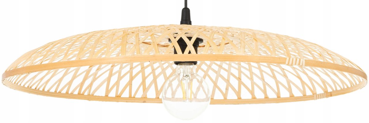 Boho Hanglamp Bamboe Bord 60cm - Natuurlijk Design