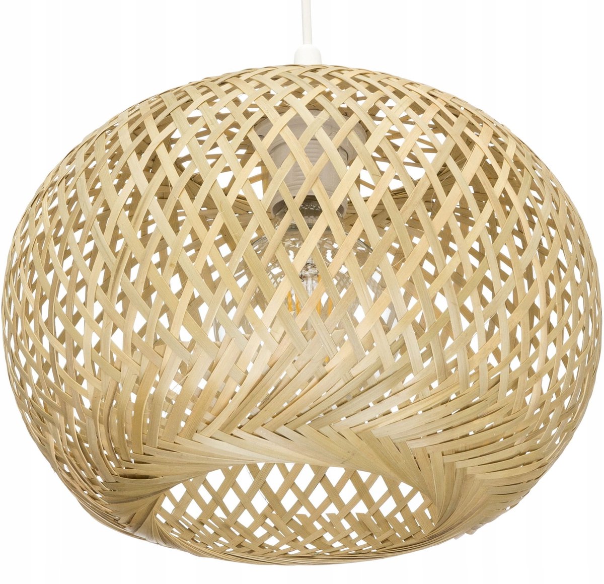 BOHO bamboe hanglamp 30cm - Natuurlijk en stijlvol