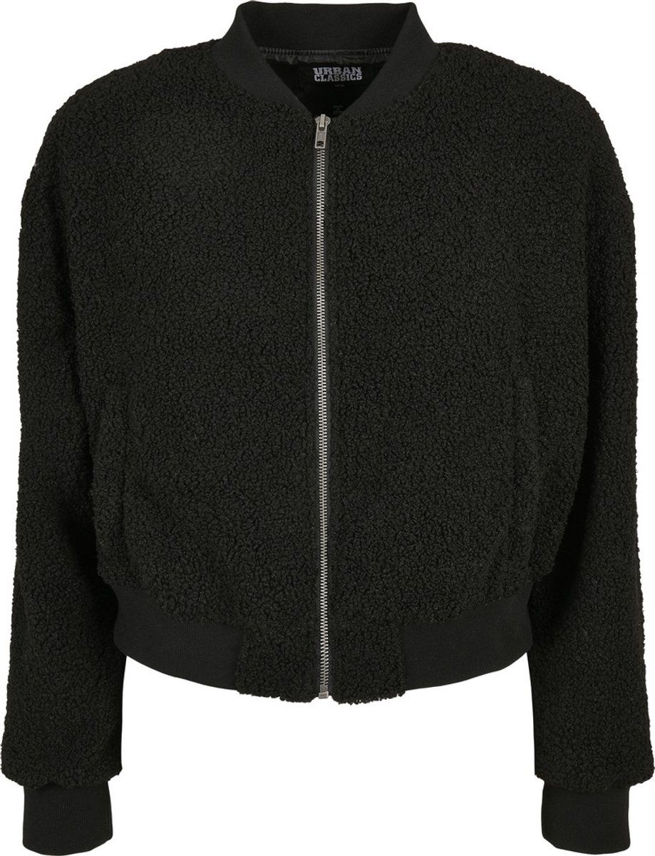 Urban Classics Oversized Sherpa Bomber jacket 4XL Zwart