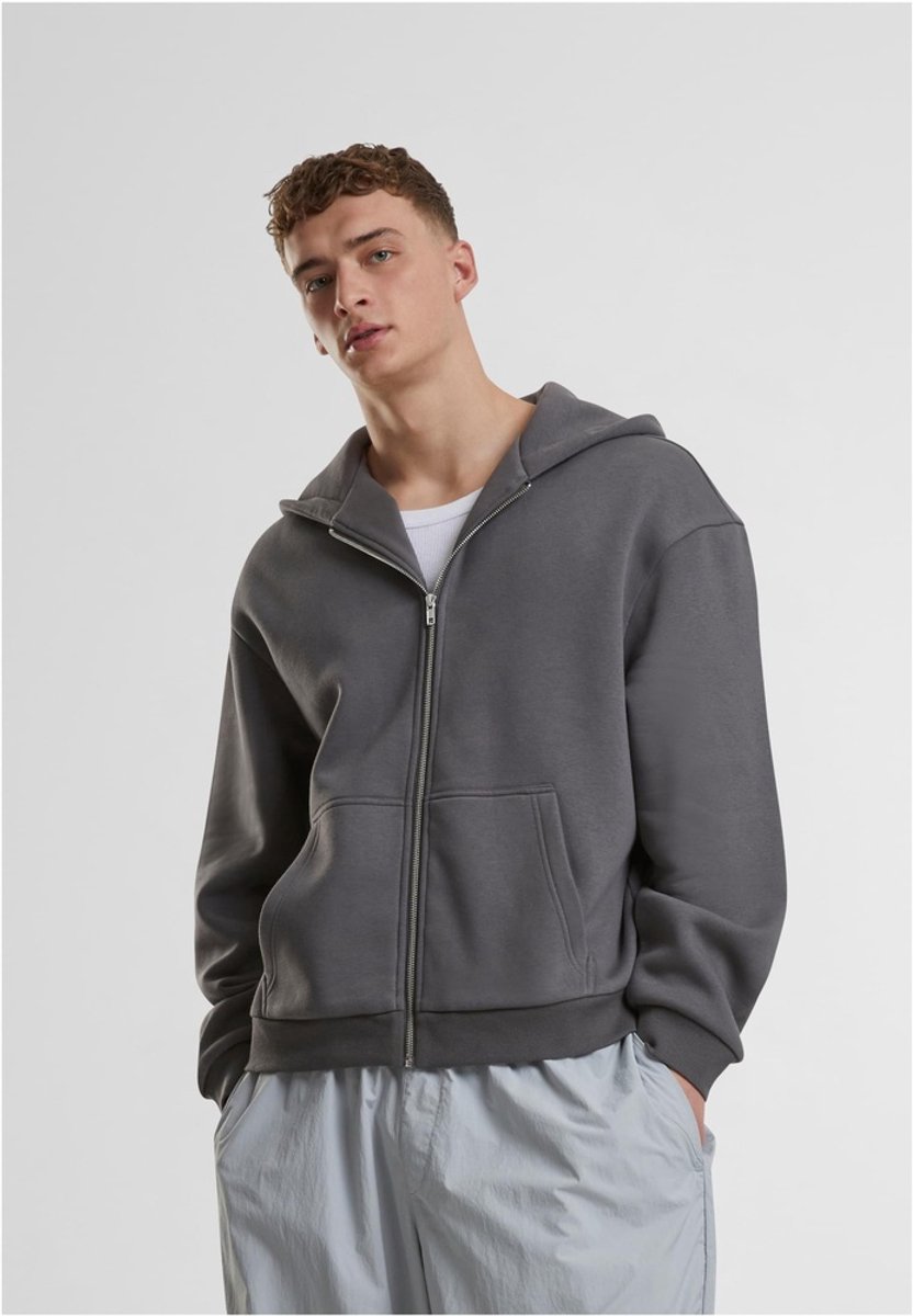 Urban Classics Fluffy Vest met capuchon 5XL Grijs