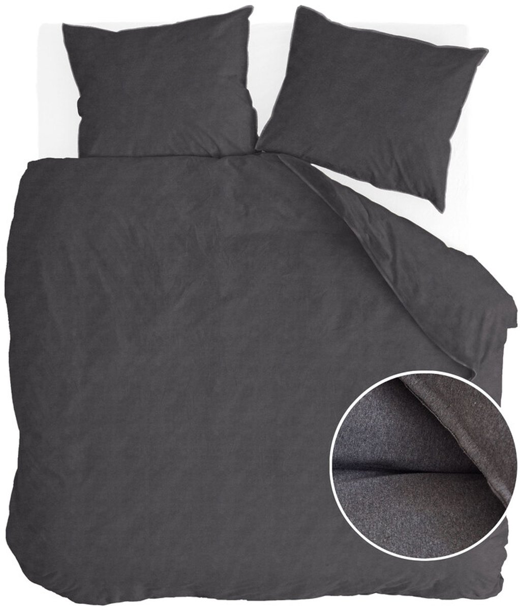 Walra Dekbedovertrek Soft Comfort - 240x220 - 100% Katoen (BCI) - Antraciet