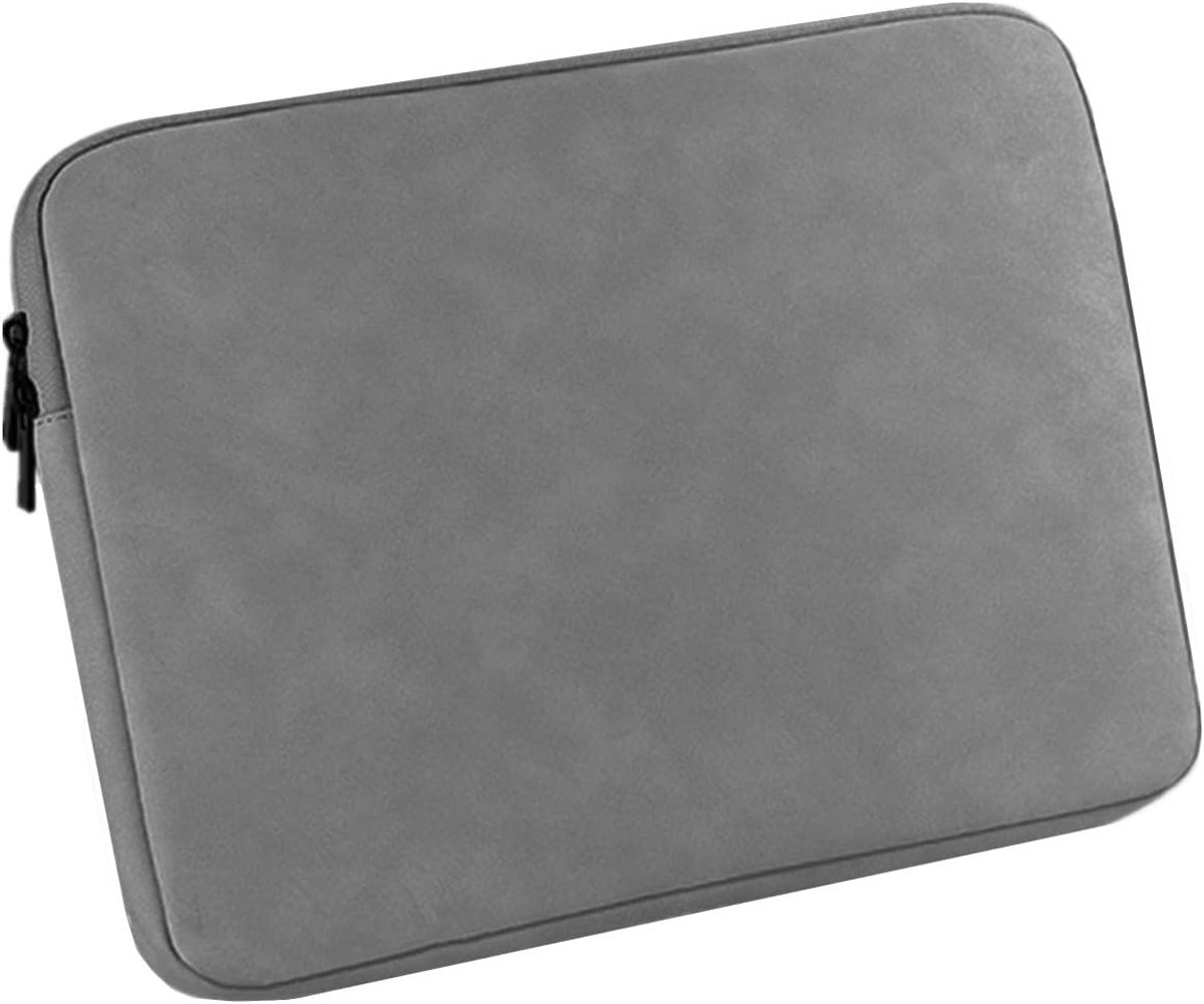 Computertassen - Tablettassen - Laptoptassen - Voor zachte PU-hoezen - Leren laptoptassen - 15", 15,6", 16" (donkergrijs)