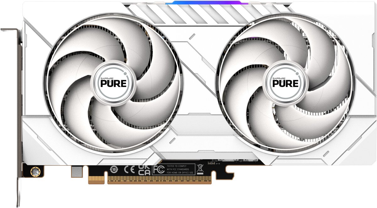 SAPPHIRE Radeon RX 9060 XT PURE 16GB OC grafische kaart