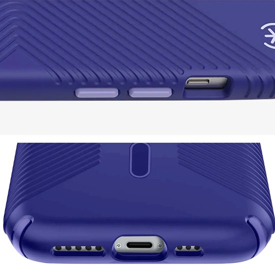 Speck, Estuche Presidio2 Grip Click-Lock para Convient pour Apple iPhone 15 Plus/14 Plus, Blauw