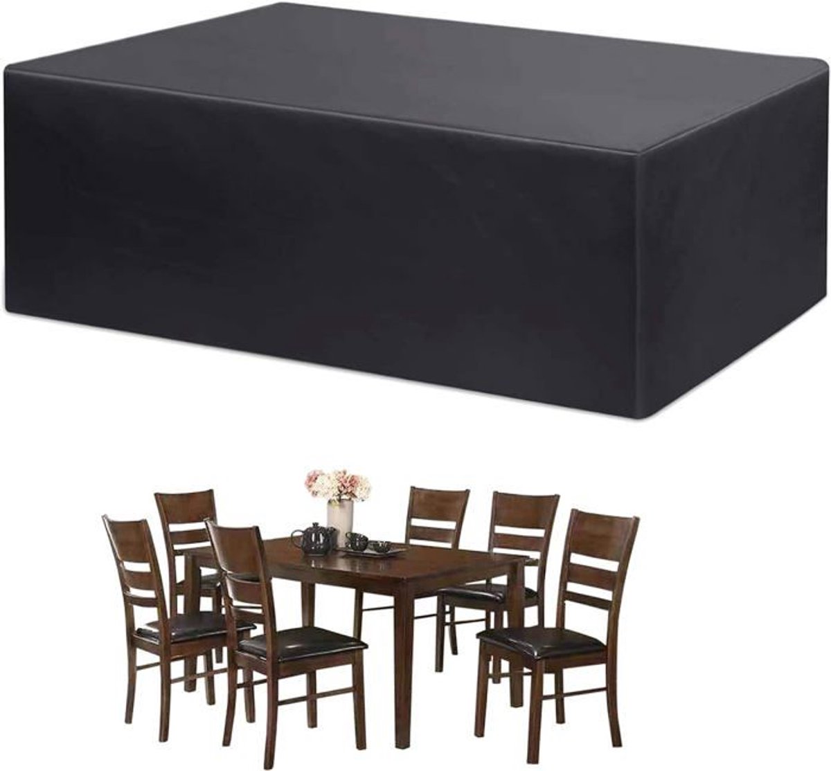 waterdichte en duurzame 180 x 120 x 74 cm tuinmeubel beschermhoes rieten stoel