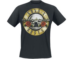 Guns N' Roses Distressed Bullet Heren T-shirt - zwart - XL
