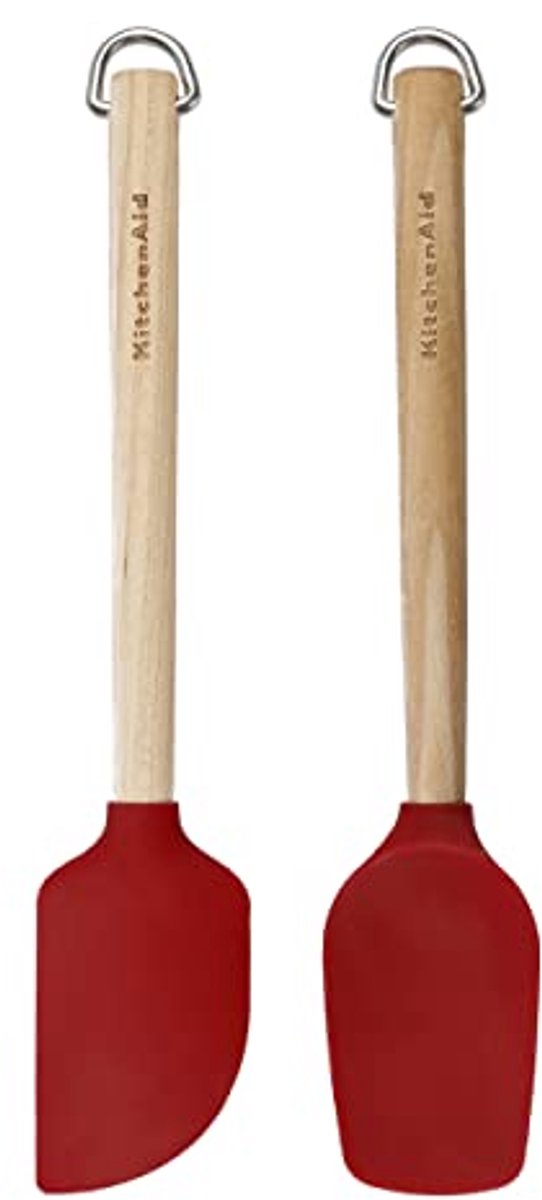 Set van 2 Mini Spatels van Berkenhout - Hittebestendig en Duurzaam