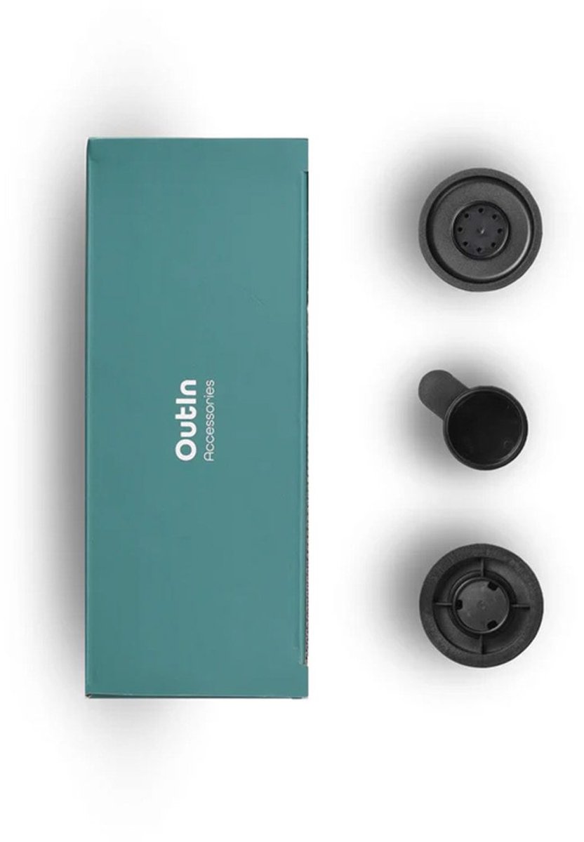OutIn Nano Adapterset | Voor Capsules En Gemalen Koffie | Met Lepel En Filterbakje | Reserveonderdelen Espressomachine
