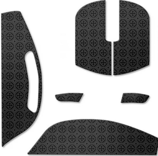 Lamzu Atlantis Mini Pro Grip Zwart - Muis skates