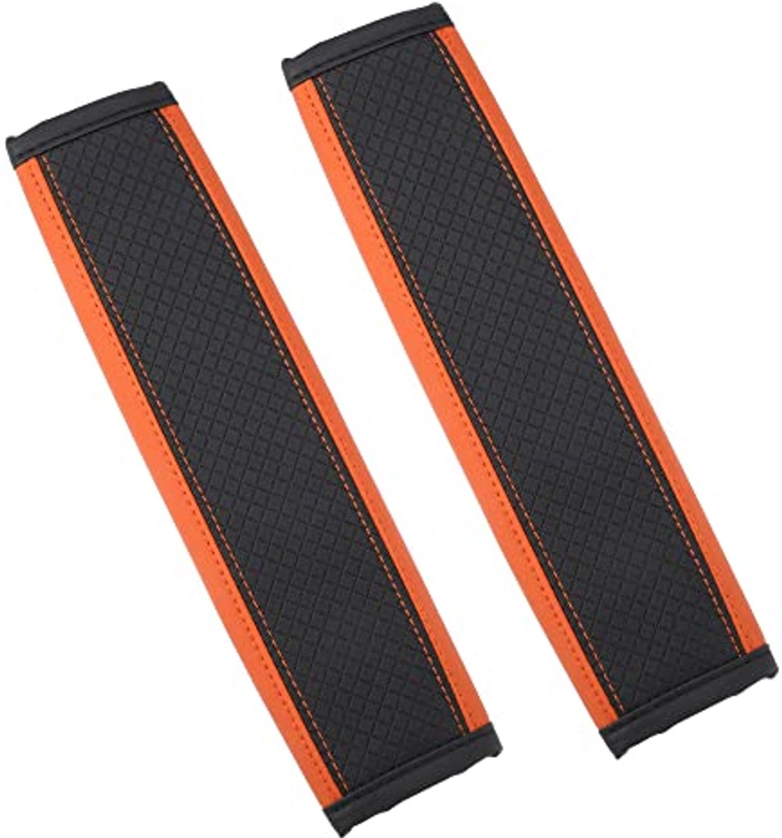 Image of 2 stuks autoveiligheidsgordelafdekking met schoudervulling van kunstleer