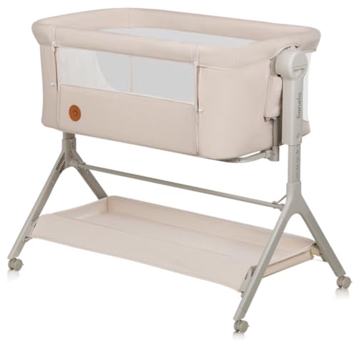 Image of 3-in-1 Co-Sleeper en Wieg voor Baby's tot 9 kg met Verstelbare Hoogte en Mobiliteit