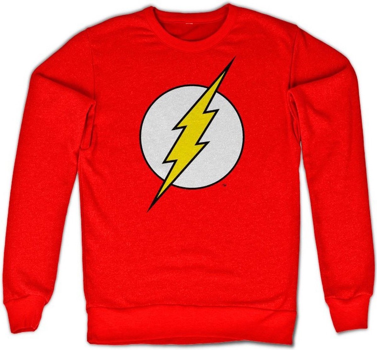 DC Comics The Flash Sweater/trui -L- Emblem Rood