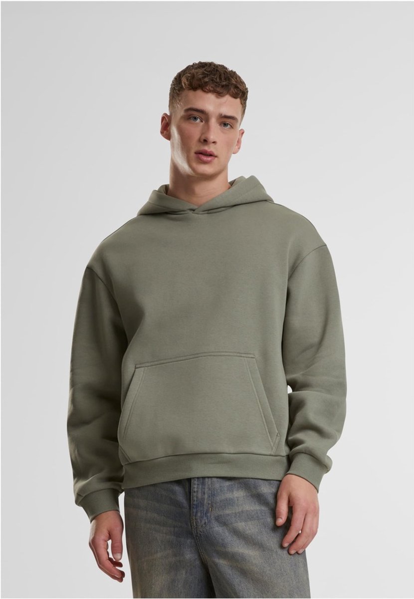 Urban Classics Fluffy Hoodie/trui XS Olijfgroen