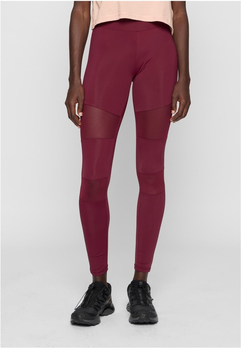 Urban Classics Dames Tech Mesh-legging set van 2 stuks PP1174 Zwart