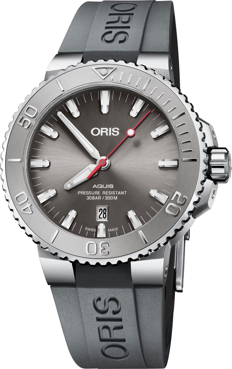 Oris Aquis Date Grijs Herenhorloge 43,5mm 30 ATM