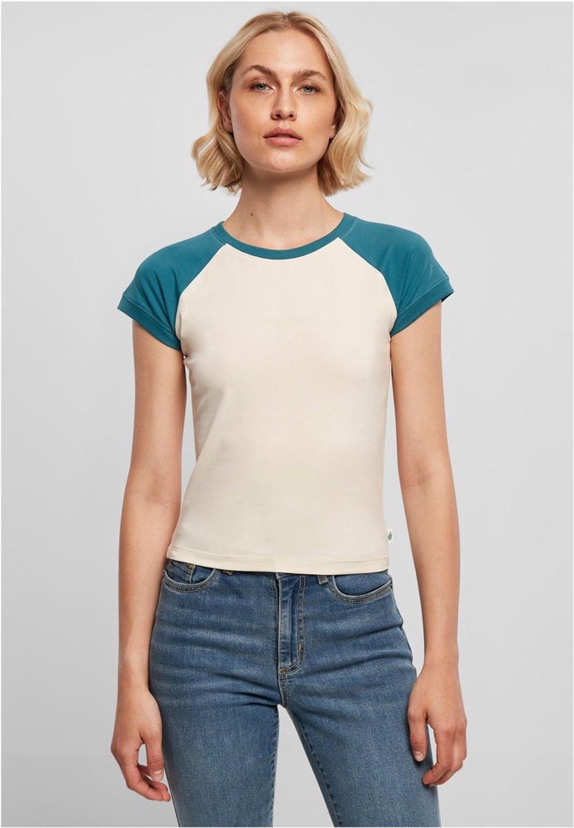 Urban Classics Organic Stretch Short Retro Baseball Top XS Wit
