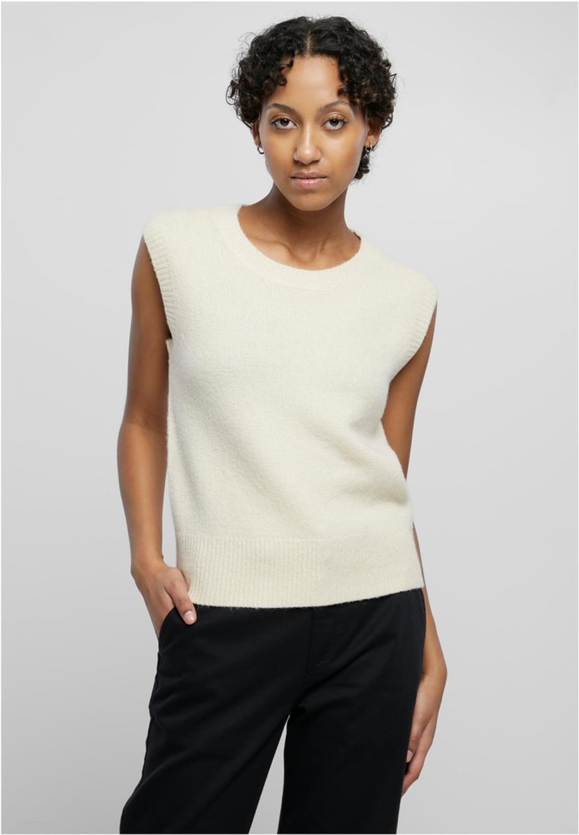 Urban Classics Knit Slipover Gilet S Beige