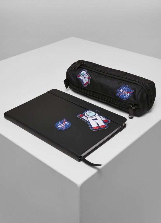 Urban Classics NASA Trousse à crayons NASA Notebook & Pencilcase Set noir NASA Zwart