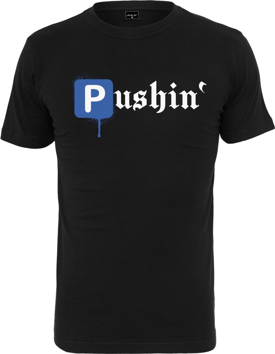 Mister Tee Pushin P Heren T-shirt XL Zwart