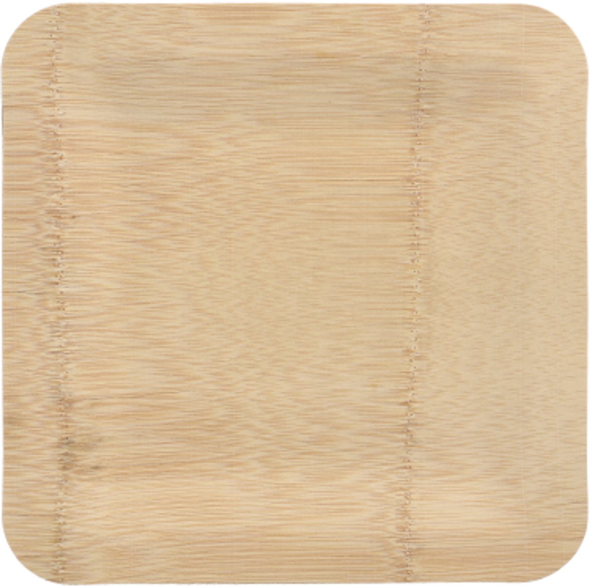 10 Borden, gemaakt van bamboe pure hoekig 1,5 cm x 25,5 cm x 25,5 cm