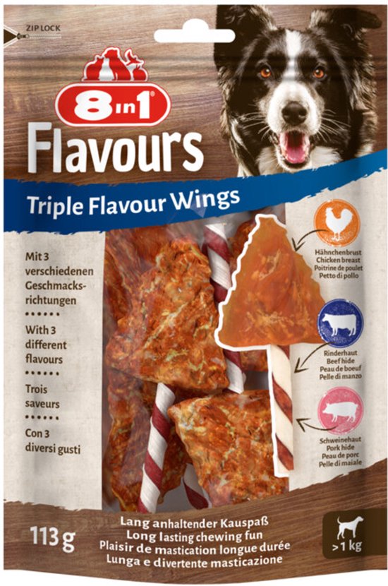 8in1 Triple Flavour Wings - 6 x 6 stuks - Voordeelverpakking