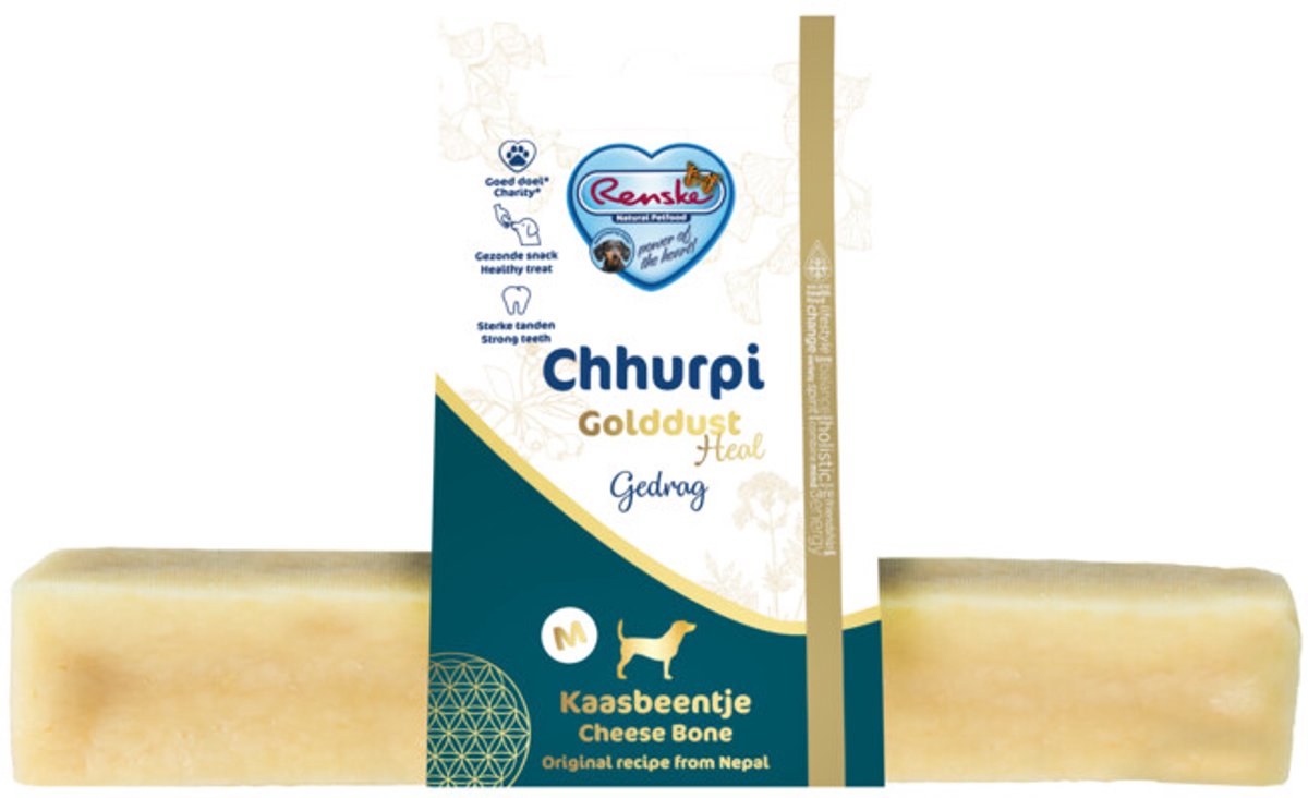 Renske Chhurpi Golddust Heal 6 Gedrag M - 8 x 61 gr - Voordeelverpakking