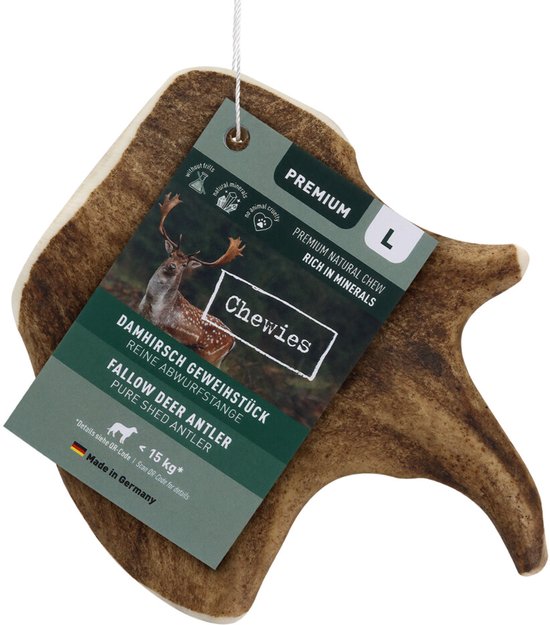 Chewies Damherten Gewei Snack L - 3 x 160 gr - Voordeelverpakking